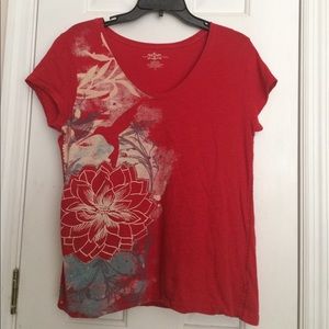 “Tommy Hilfiger” Women Red Top. Size Medium