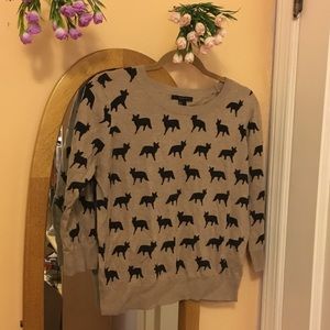 fox print sweater 🦊