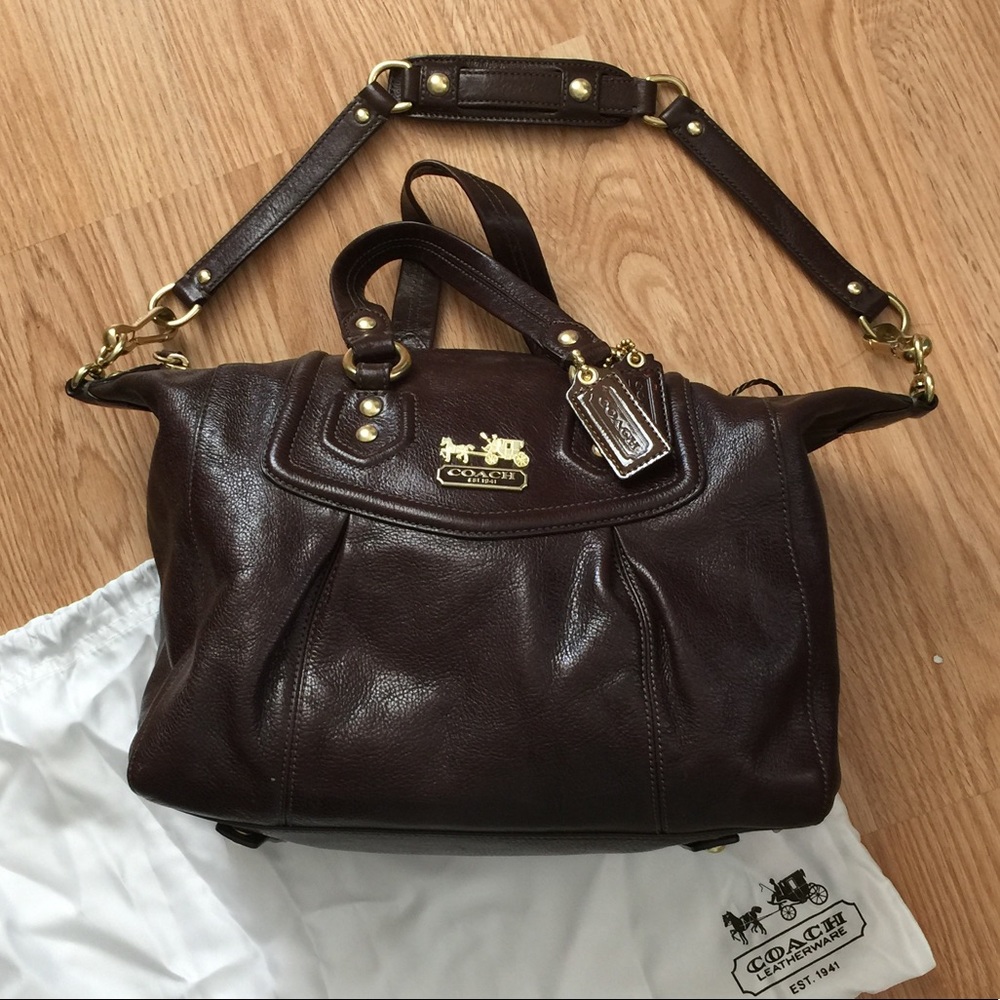 COACH Madison leather Audrey satchel