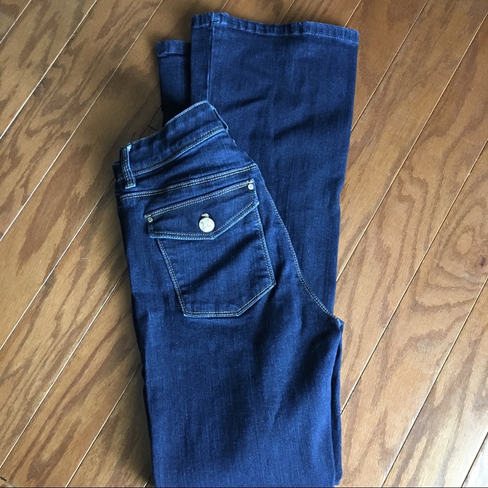 🌺❤️ WHBM Flared Stretch Jeans Sz 4S