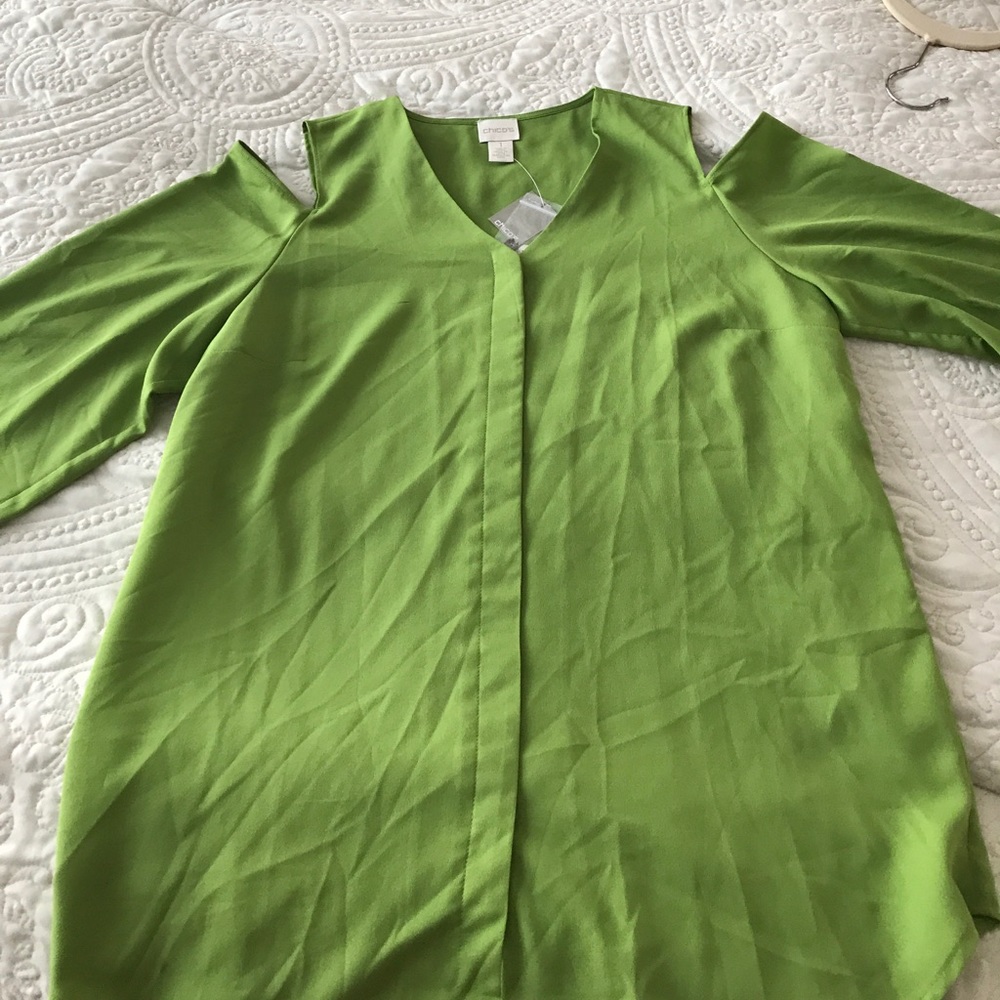 Chicos Cold Shoulder Blouse