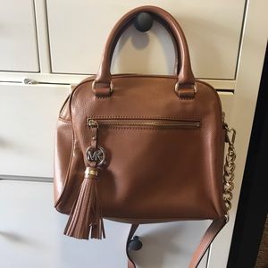 Michael Kors Medium Satchel - luggage leather Michael Kors Medium Satchel - luggage leather