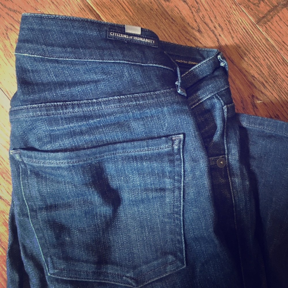 Worn once! Citizens of humanity jeans.