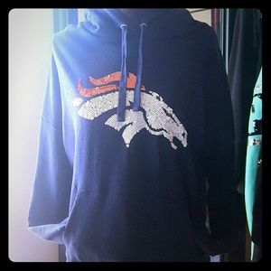 Vs Pink Bling Broncos hoodie