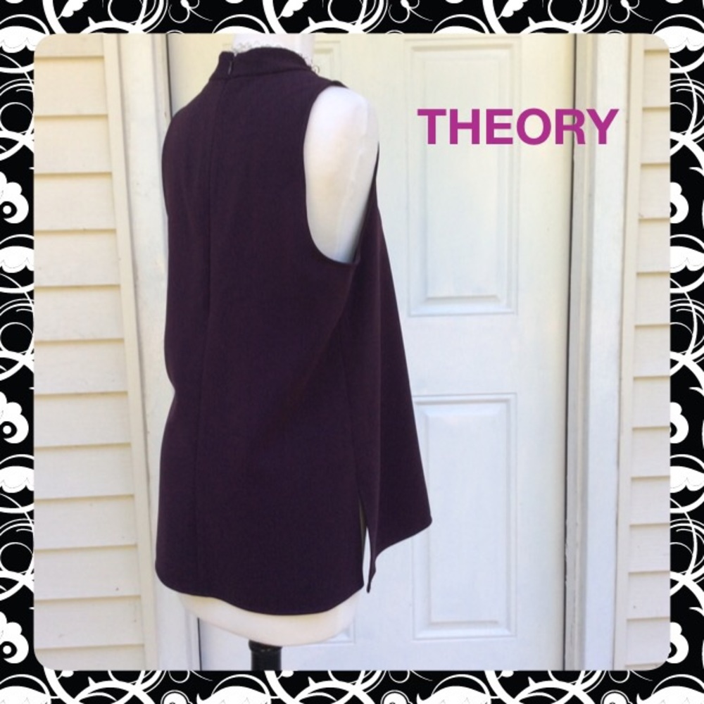 Awesome THEORY Sleeveless zip back top - Picture 2 of 6