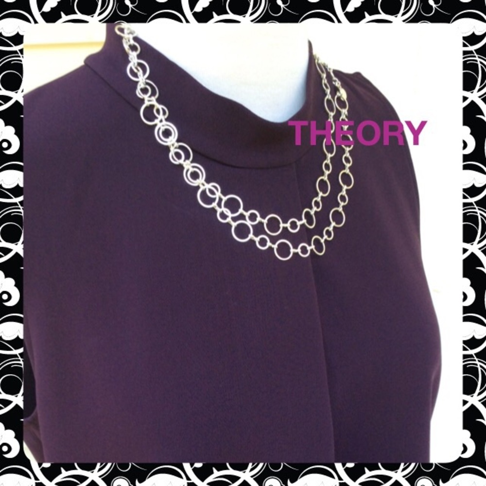 Awesome THEORY Sleeveless zip back top - Picture 3 of 6