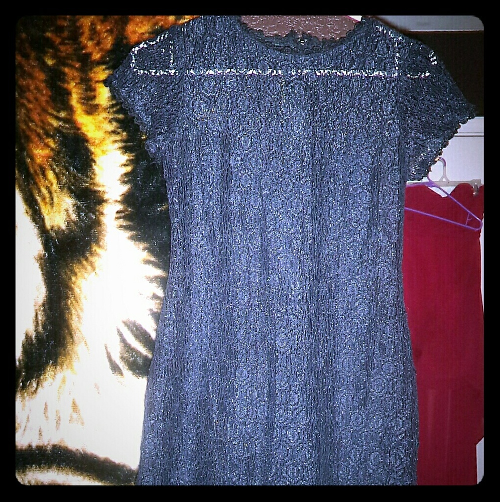 Short Black Lace Dress
