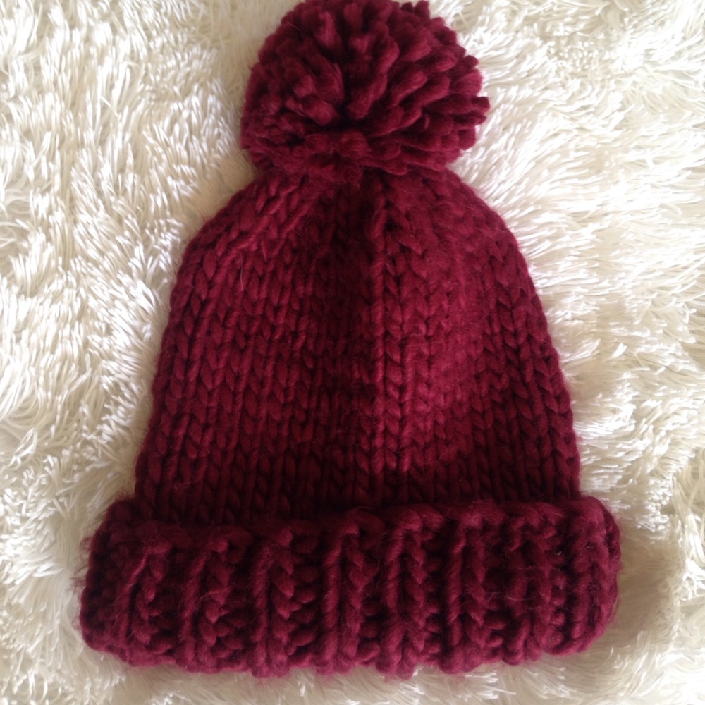 Maurice's pompom hat