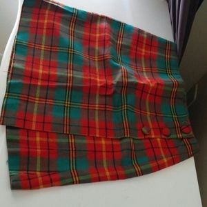 Plaid skirt sz S