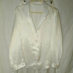 SALE! Victoria's Secret Pajama Set Jammies Ivory