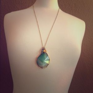 Turquoise and Gold Necklace Turquoise and Gold Necklace
