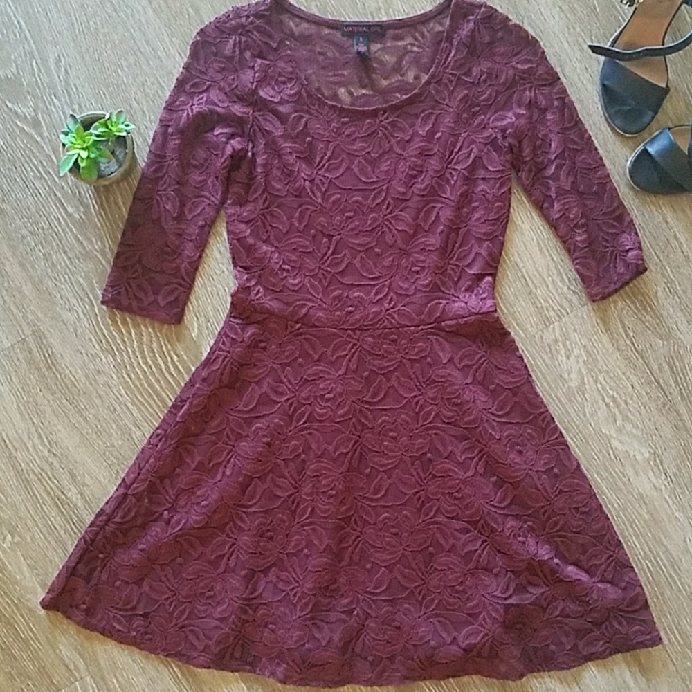 NWOT Material Girl Lace Dress