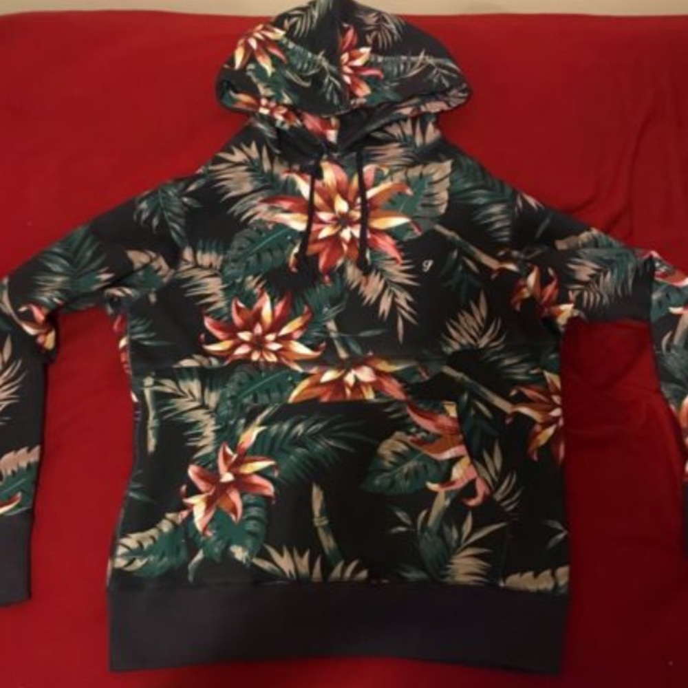 SS12 Supreme Floral Hoodie