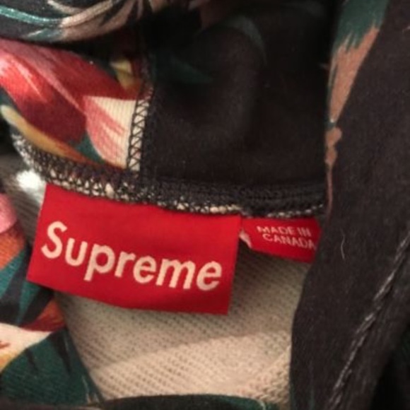 supreme floral hoodie ss12