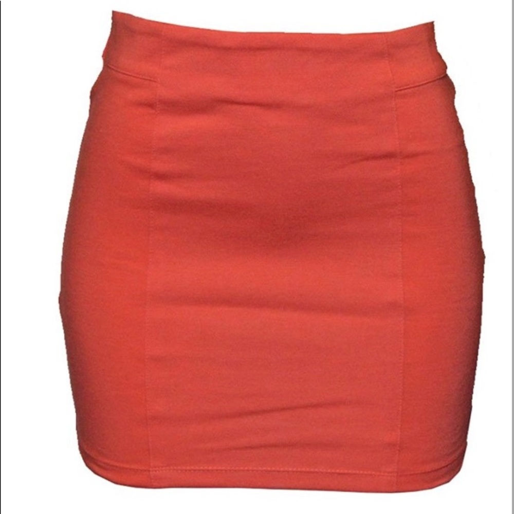 Women's Coral Large mini skirt