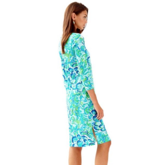 Lilly Pulitzer Dress XS Kenzie Lazy River Green - Picture 4 of 7