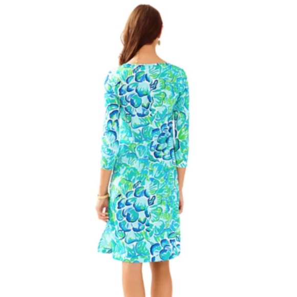 Lilly Pulitzer Dress XS Kenzie Lazy River Green - Picture 5 of 7