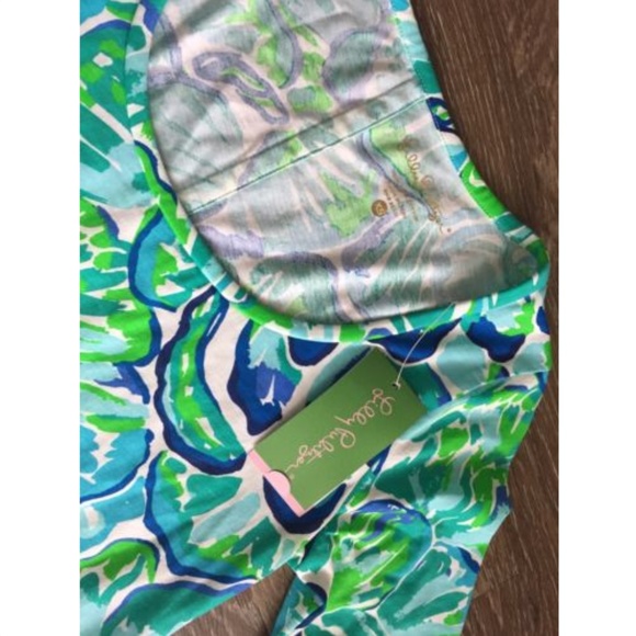Lilly Pulitzer Dress XS Kenzie Lazy River Green - Picture 6 of 7