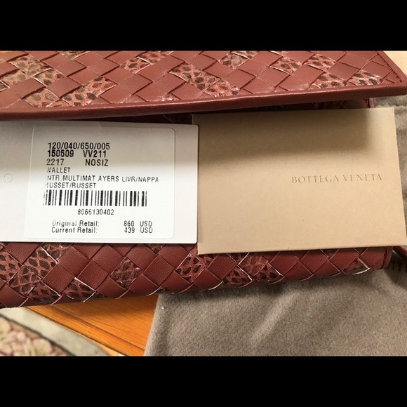 NWT Bottega veneta wallet - Picture 3 of 3