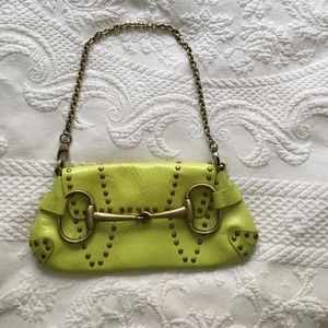 EUC leather clutch
