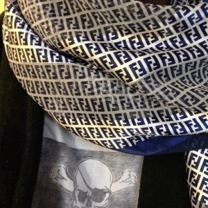 Authentic 100% Silk Fendi Scarf