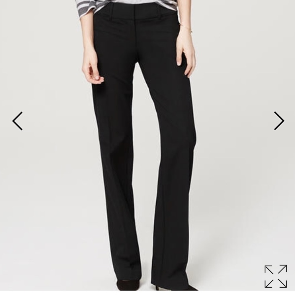 Ann Taylor Loft Marisa Fit - Black - Size 4