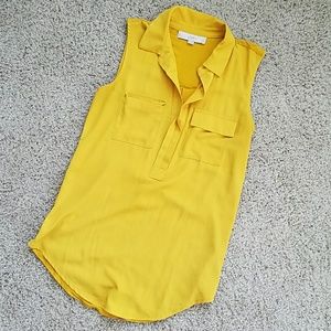 Extra Small LOFT Mixed Medium Sleeveless Blouse