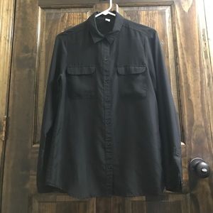 Old Navy Black Sheer Blouse. Old Navy Black Sheer Blouse.