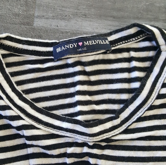 Black White Striped Melville Tank - Picture 3 of 3