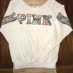 VS PINK Off the Shoulder Sweater