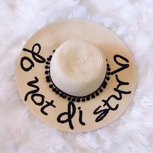Do not disturb floppy sun hat
