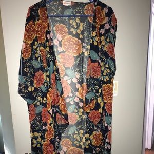 LuLaRoe Shirley kimono NWT floral print