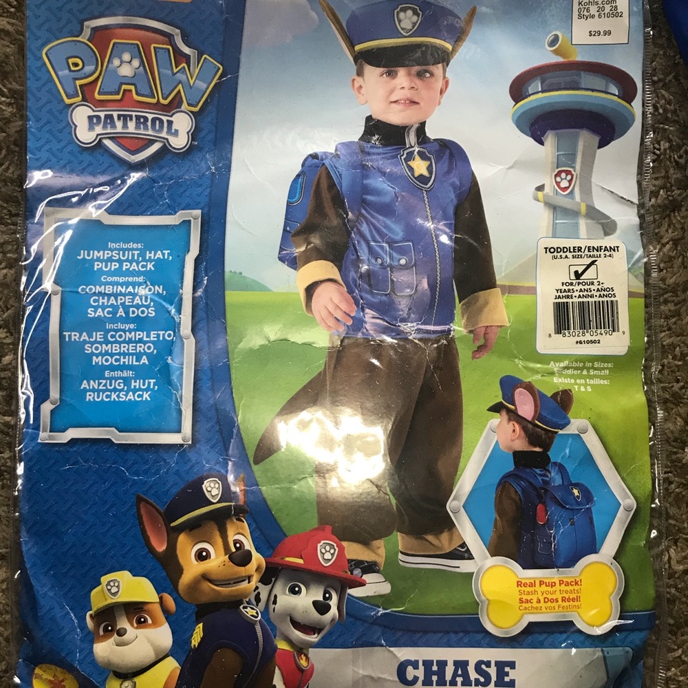 ❌SOLD❌Paw Patrol Costume