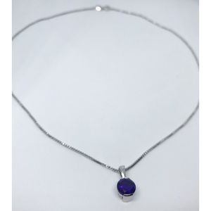 Sterling Silver and Amethyst Necklace Sterling Silver and Amethyst Necklace