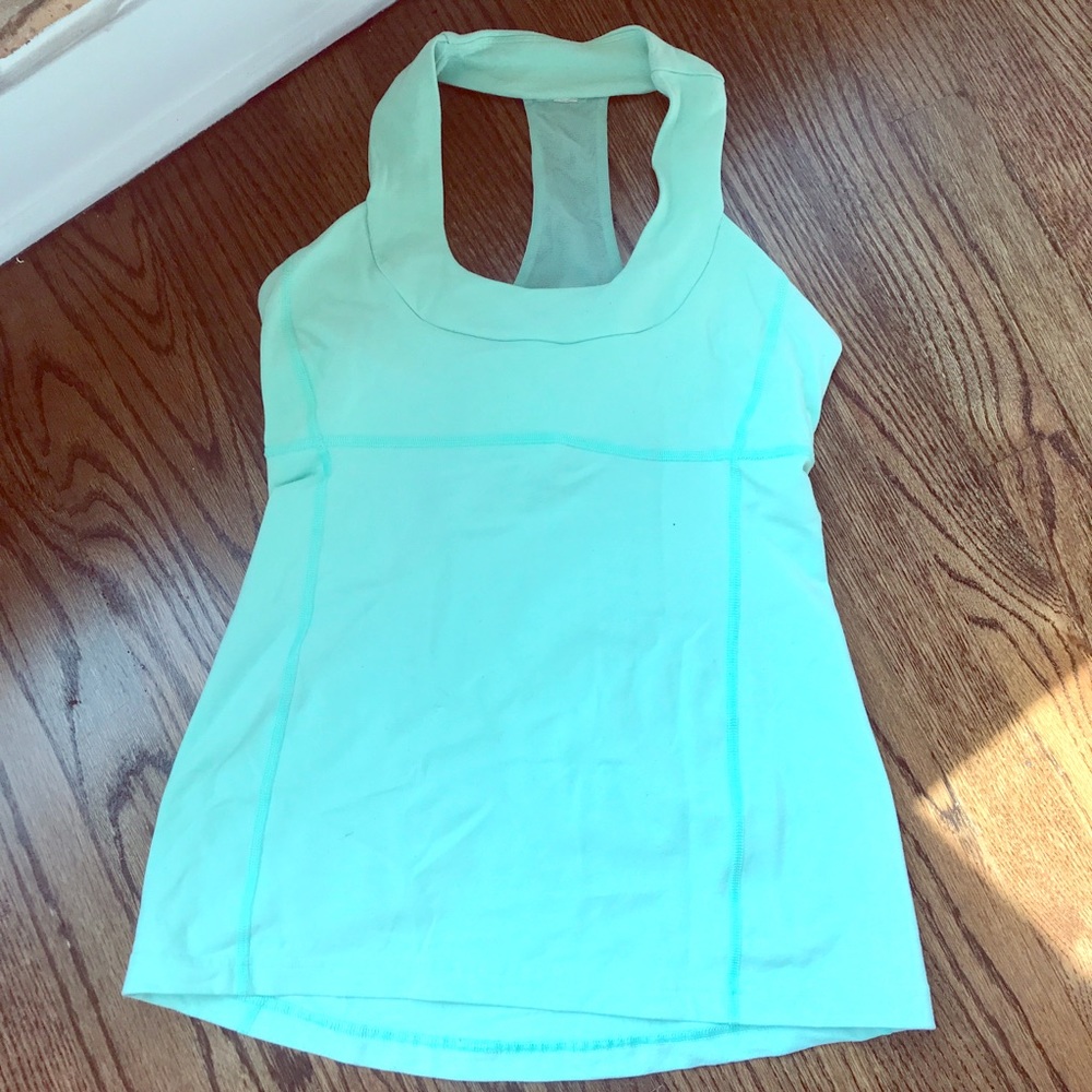 Mint Green lululemon workout tank!