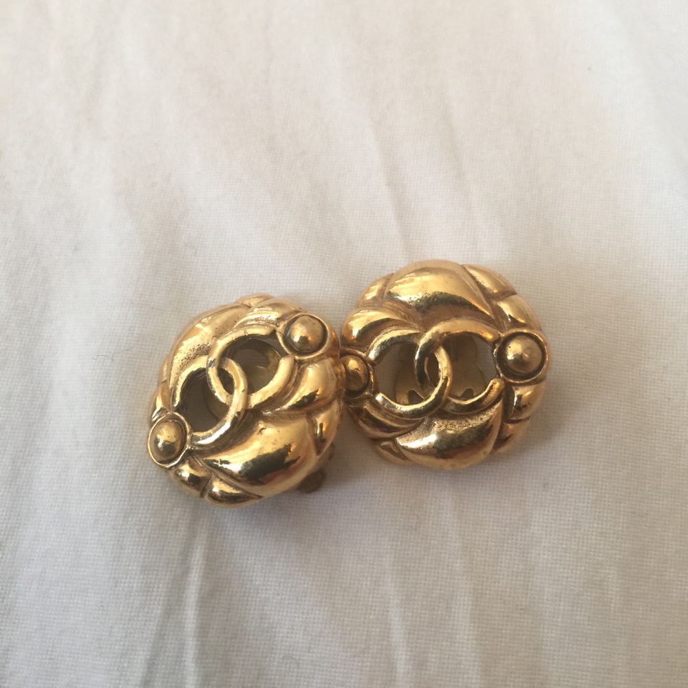 Authentic vintage Chanel earrings