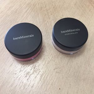 Bare minerals blush and well rested concealer