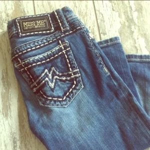 Little girls Miss Me capri jeans size 14