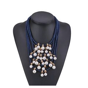 Multilayered Imitation Pearls Choker Multilayered Imitation Pearls Choker