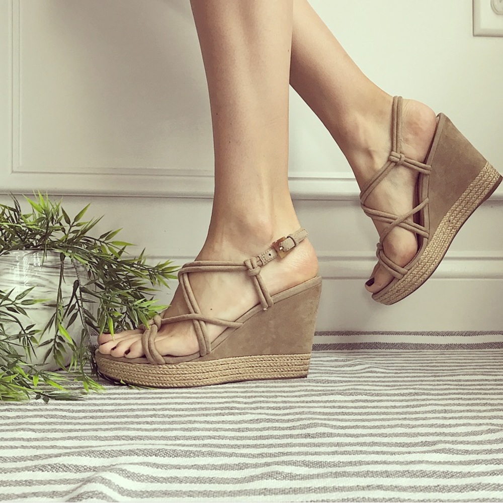 Prada Suede Wedges - Euro 36 1/2 - US size 6.5