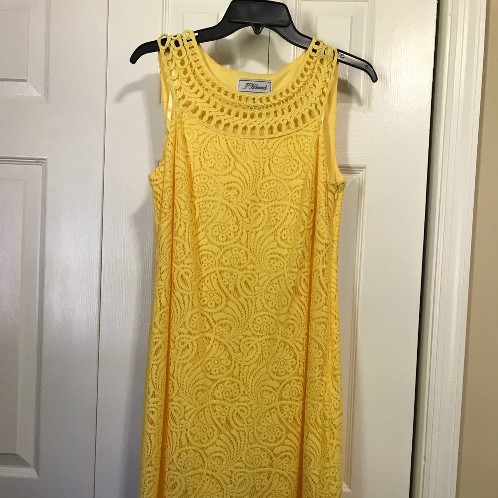 Yellow Gold Midi Dress...Brand New with Tag