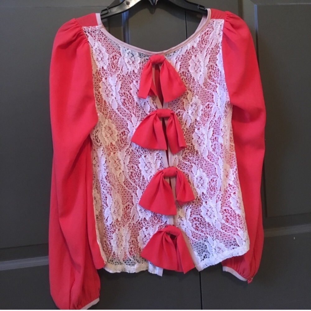 Orange long sleeve top!