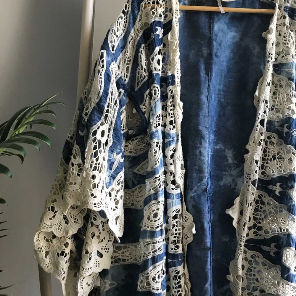 Tie dye kimono
