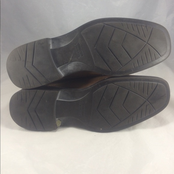 Johnston & Murphy brown leather men's slip ons - Picture 8 of 8