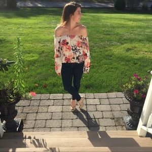 Ivory Peach Long sleeve