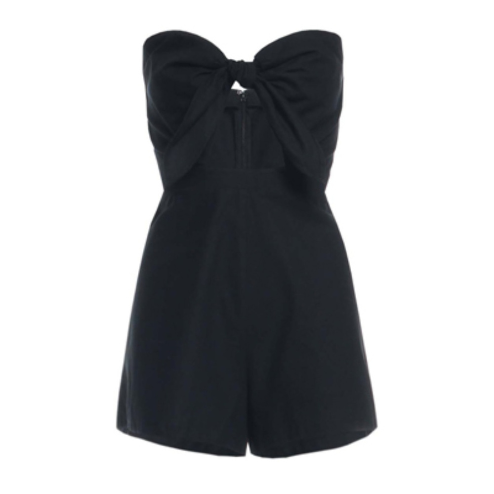 Front Tie Romper