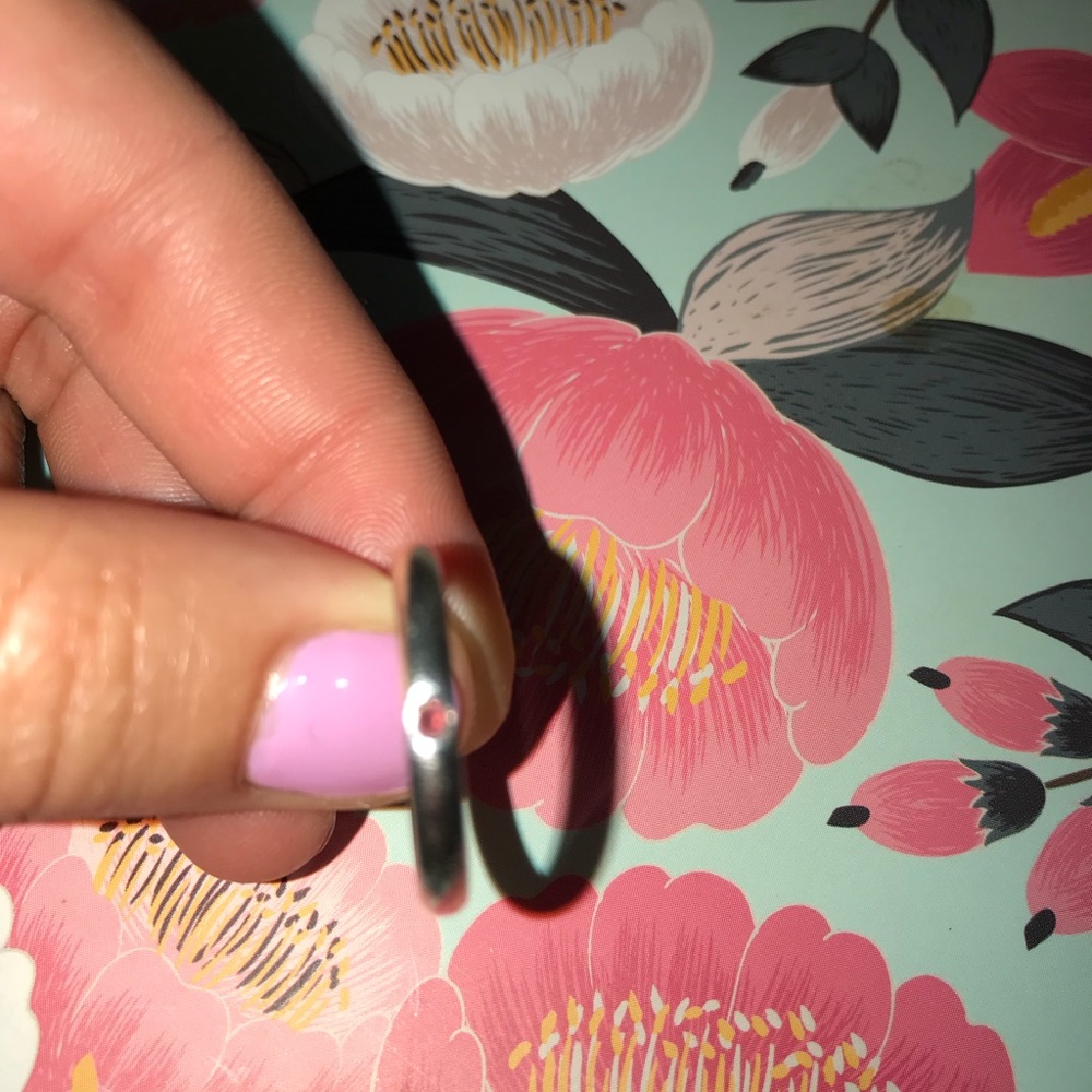 Tiffany & Co Elsa Peretti Pink Sapphire Band Ring