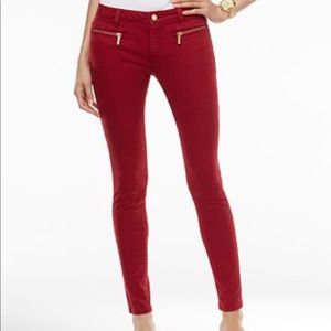 Women's 14 Red Michael Kors Izzy Skinny Jeans💋✨ Women's 14 Red Michael Kors Izzy Skinny Jeans💋✨