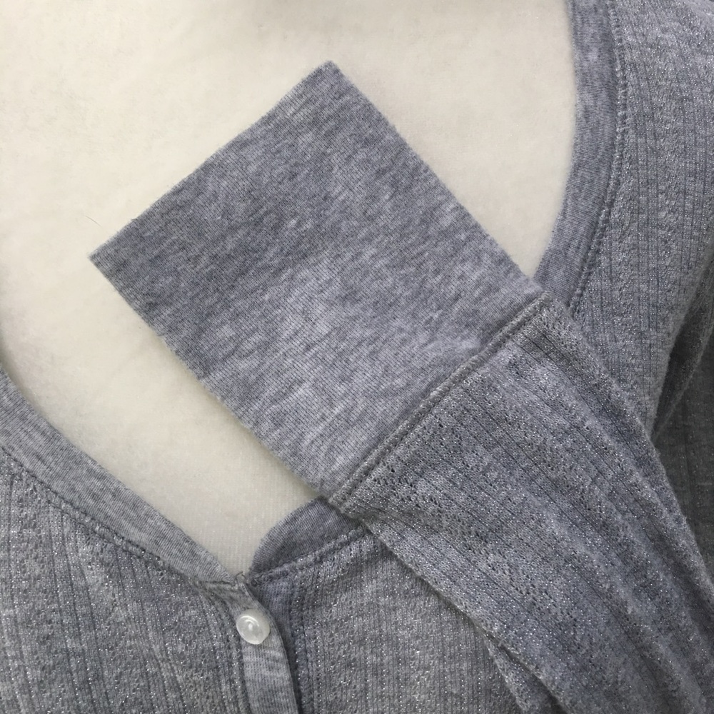 Victoria's Secret Metallic Henley - Picture 4 of 5