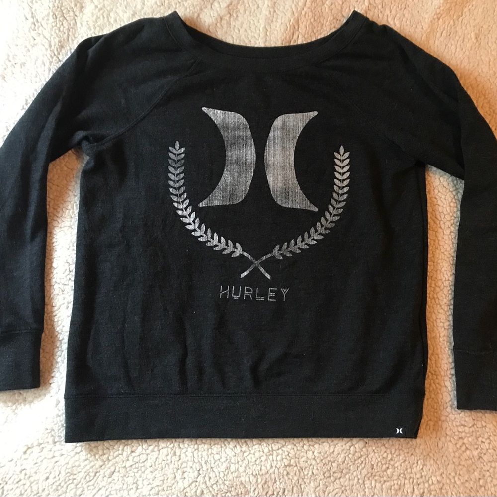 🕶Dark Grey Hurley Fleece Sweater
